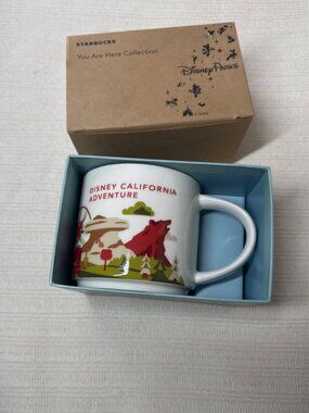 Disney Park Starbucks California Adventure You Are Here Series 14 Oz. Coffee Mug
